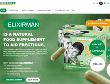 Tablet Screenshot of elixirman.com